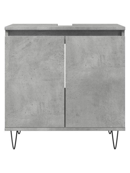 Koupelnová skříňka betonově šedá 58x33x60 cm kompozitní dřevo