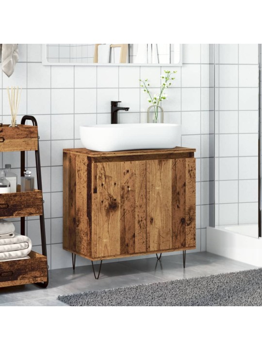 Koupelnová skříňka old wood 58 x 33 x 60 cm kompozitní dřevo