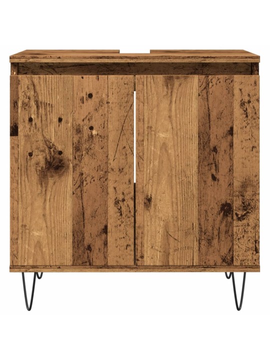 Koupelnová skříňka old wood 58 x 33 x 60 cm kompozitní dřevo