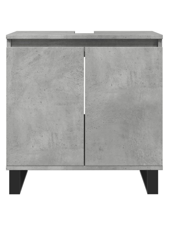 Koupelnová skříňka betonově šedá 58x33x60 cm kompozitní dřevo