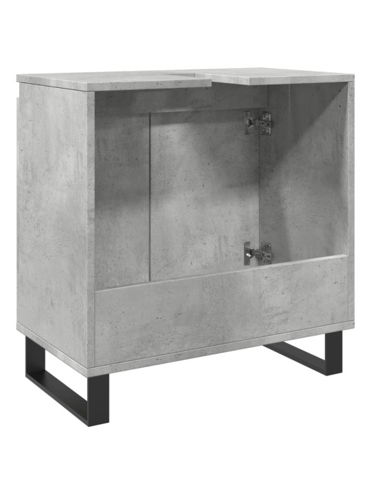 Koupelnová skříňka betonově šedá 58x33x60 cm kompozitní dřevo