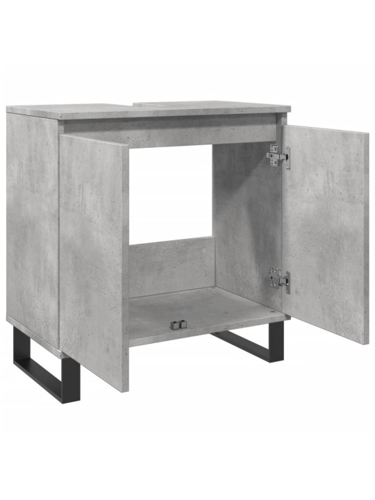 Koupelnová skříňka betonově šedá 58x33x60 cm kompozitní dřevo