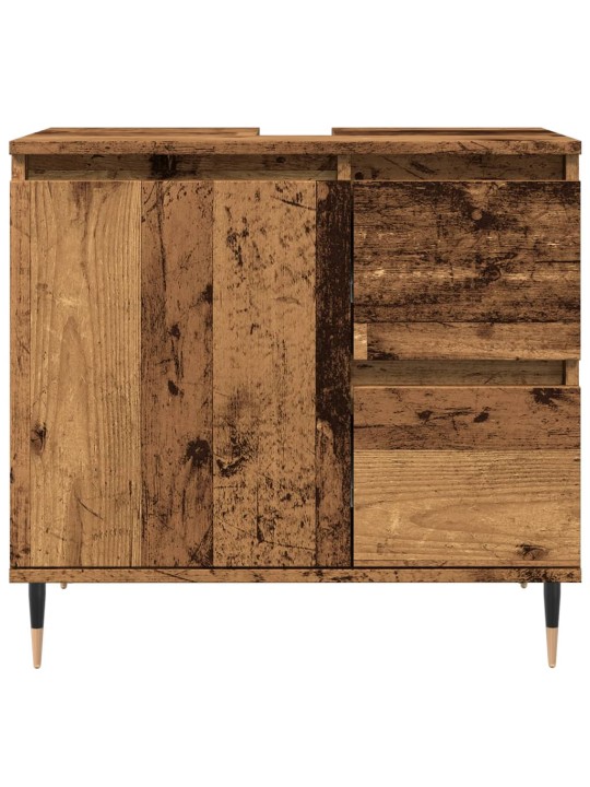 Koupelnová skříňka old wood 65 x 33 x 60 cm kompozitní dřevo