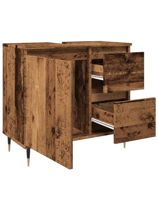 Koupelnová skříňka old wood 65 x 33 x 60 cm kompozitní dřevo
