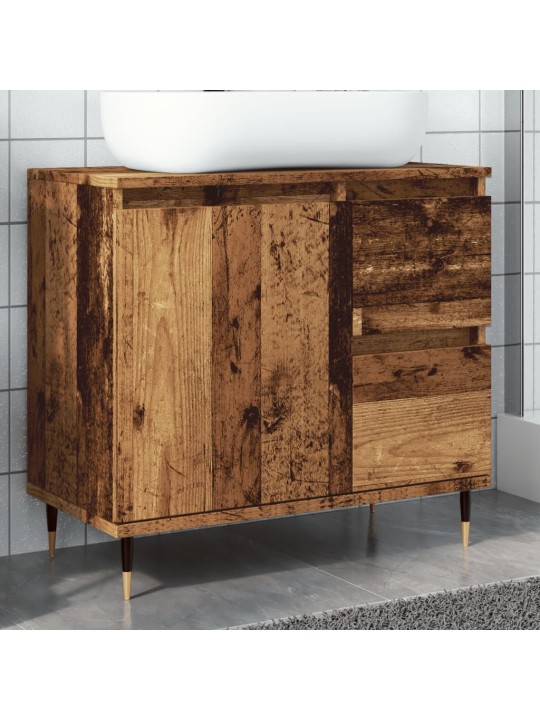 Koupelnová skříňka old wood 65 x 33 x 60 cm kompozitní dřevo