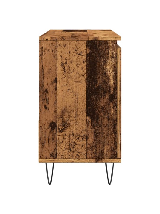 Koupelnová skříňka pod umyvadlo old wood 65x33x60 cm kompozit