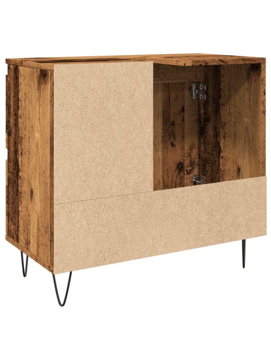 Koupelnová skříňka pod umyvadlo old wood 65x33x60 cm kompozit