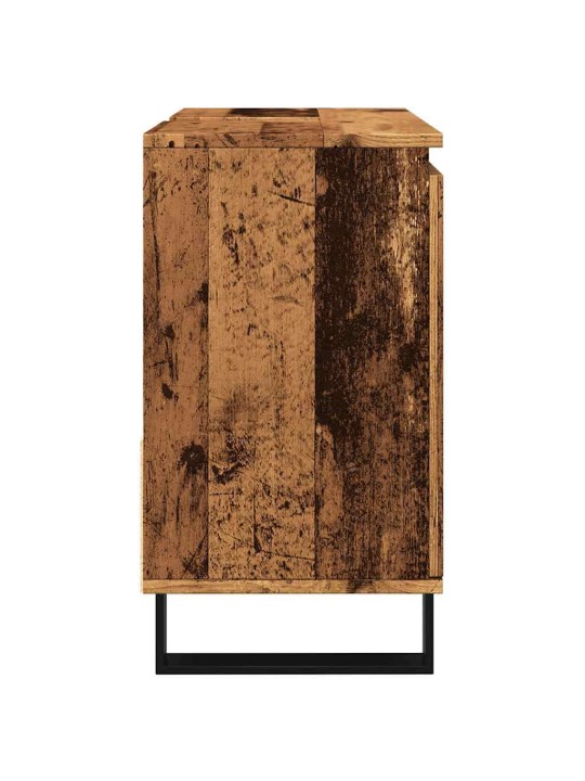 Koupelnová skříňka pod umyvadlo old wood 65x33x60 cm kompozit