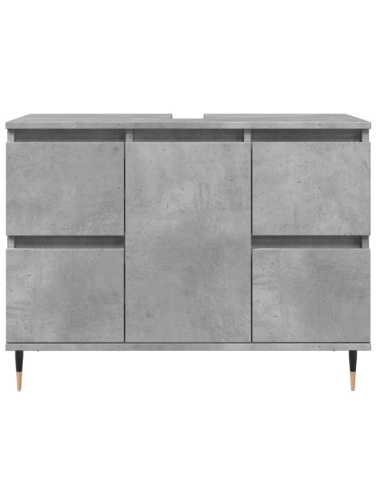 Koupelnová skříňka betonově šedá 80x33x60 cm kompozitní dřevo