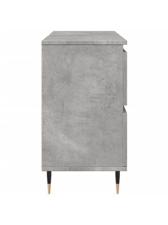 Koupelnová skříňka betonově šedá 80x33x60 cm kompozitní dřevo