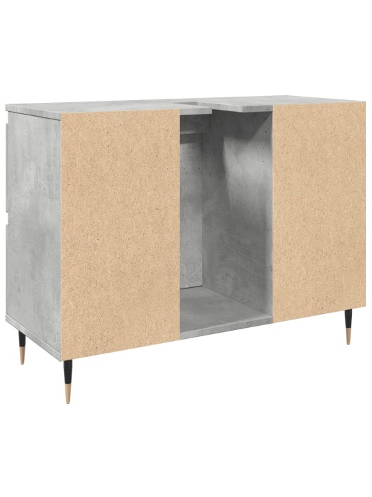 Koupelnová skříňka betonově šedá 80x33x60 cm kompozitní dřevo