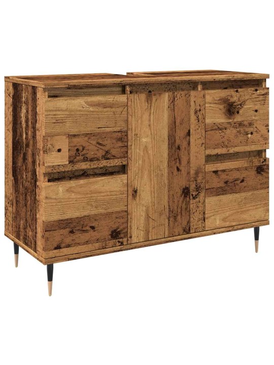Koupelnová skříňka old wood 80 x 33 x 60 cm kompozitní dřevo
