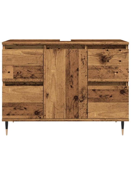 Koupelnová skříňka old wood 80 x 33 x 60 cm kompozitní dřevo