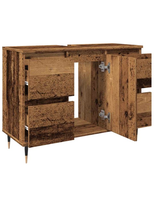 Koupelnová skříňka old wood 80 x 33 x 60 cm kompozitní dřevo