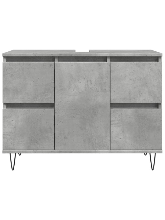 Koupelnová skříňka betonově šedá 80x33x60 cm kompozitní dřevo