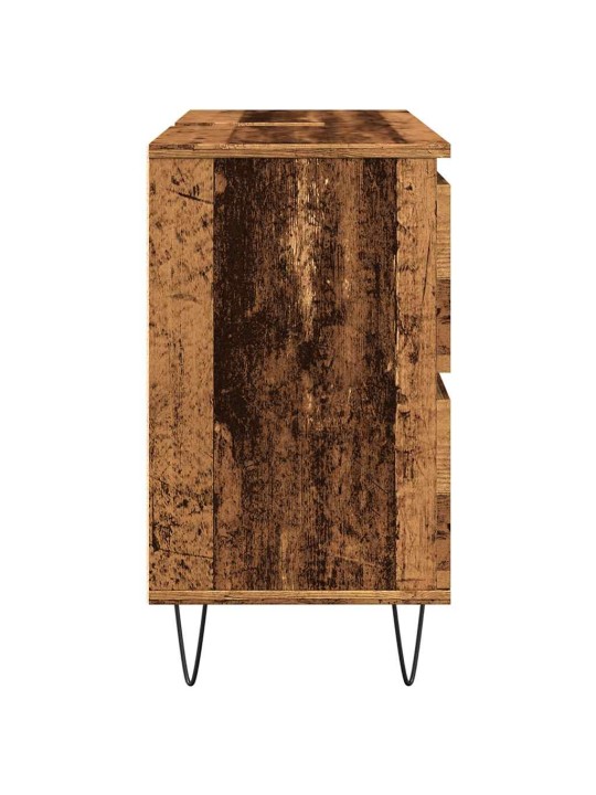 Koupelnová skříňka old wood 80 x 33 x 60 cm kompozitní dřevo