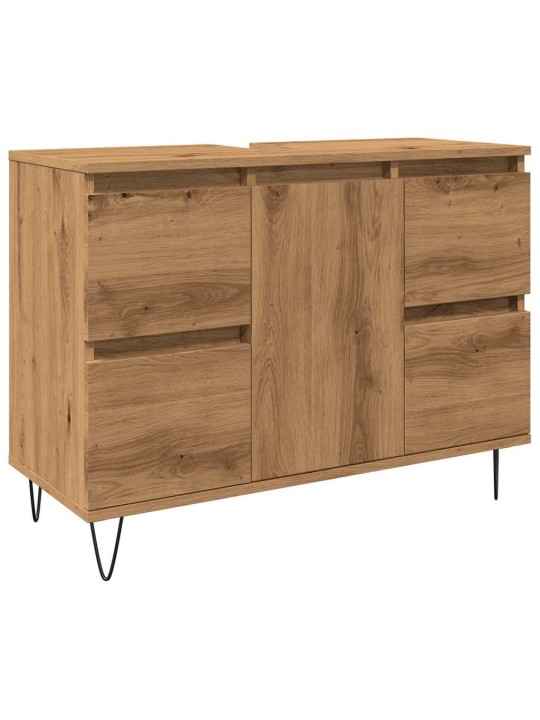 Koupelnová skříňka dub artisan 80 x 33 x 60 cm kompozitní dřevo