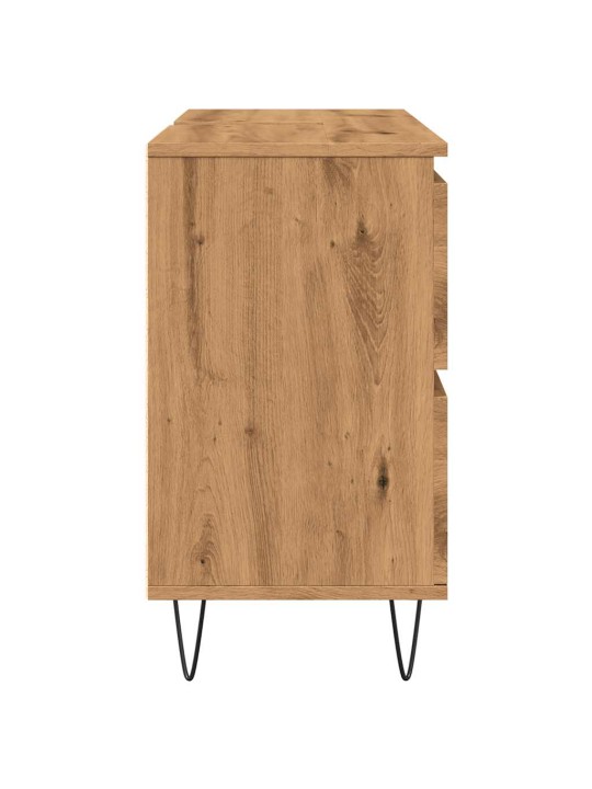 Koupelnová skříňka dub artisan 80 x 33 x 60 cm kompozitní dřevo
