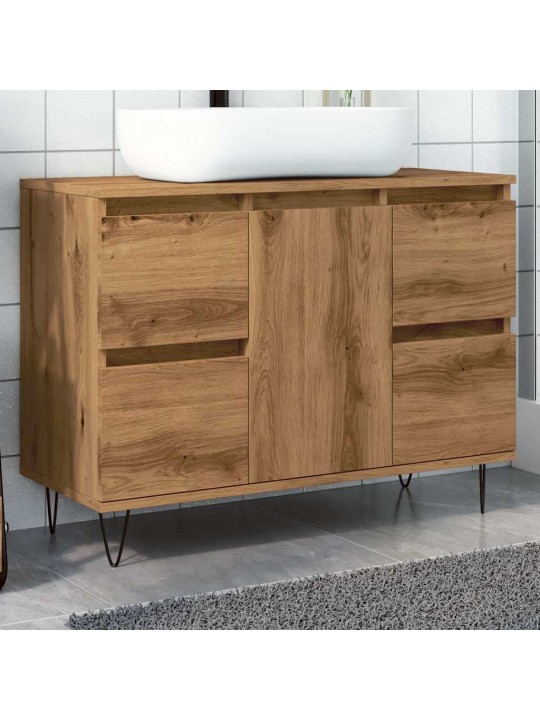 Koupelnová skříňka dub artisan 80 x 33 x 60 cm kompozitní dřevo