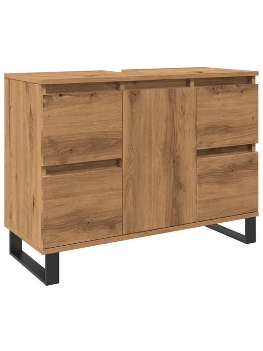 Koupelnová skříňka pod umyvadlo dub artisan 80x33x60cm kompozit