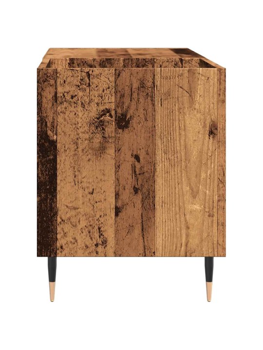 Skříňka na LP desky old wood 84,5 x 38 x 48 cm kompozitní dřevo