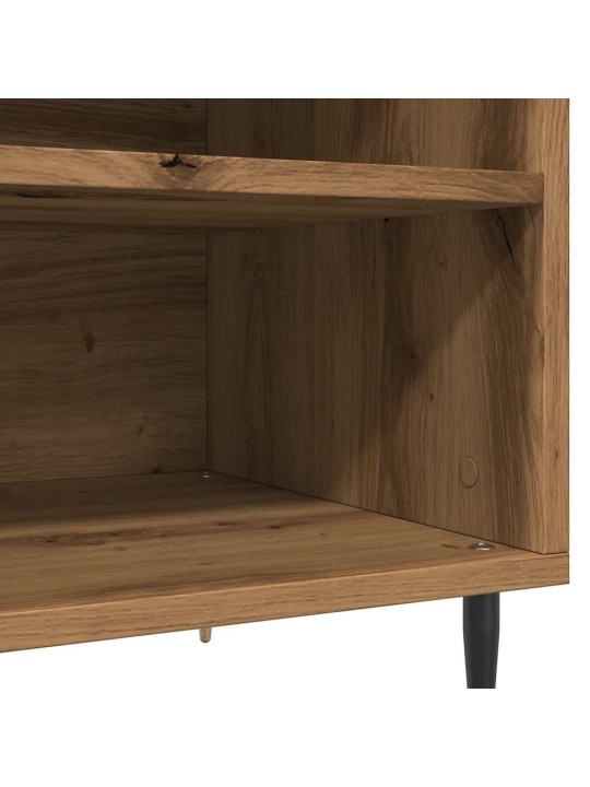 Skříňka na LP desky dub artisan 84,5x38x48 cm kompozitní dřevo
