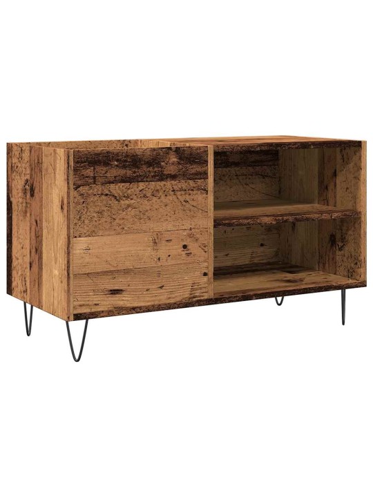 Skříňka na LP desky old wood 84,5 x 38 x 48 cm kompozitní dřevo