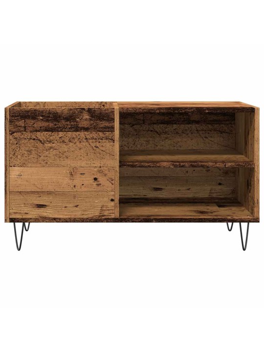 Skříňka na LP desky old wood 84,5 x 38 x 48 cm kompozitní dřevo