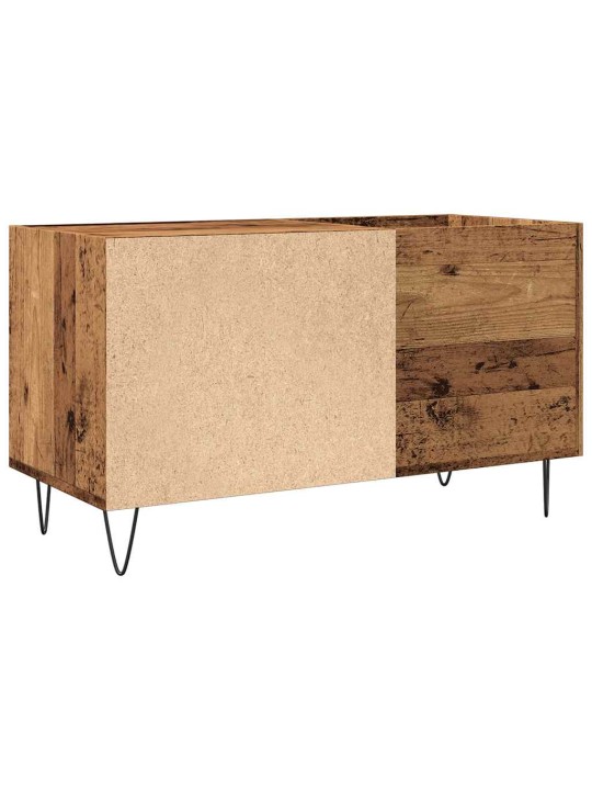 Skříňka na LP desky old wood 84,5 x 38 x 48 cm kompozitní dřevo