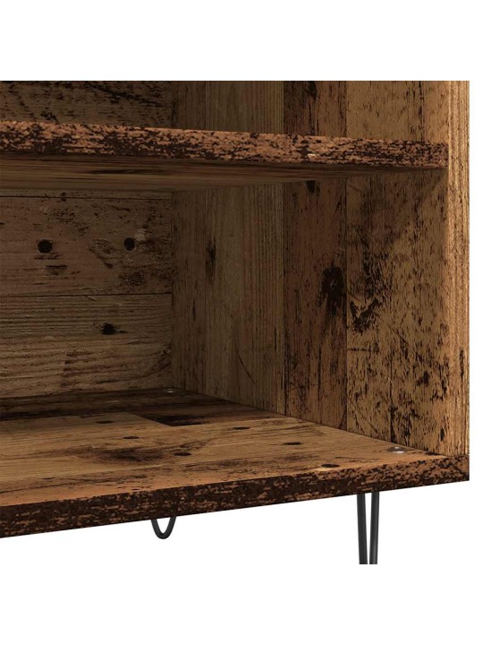 Skříňka na LP desky old wood 84,5 x 38 x 48 cm kompozitní dřevo