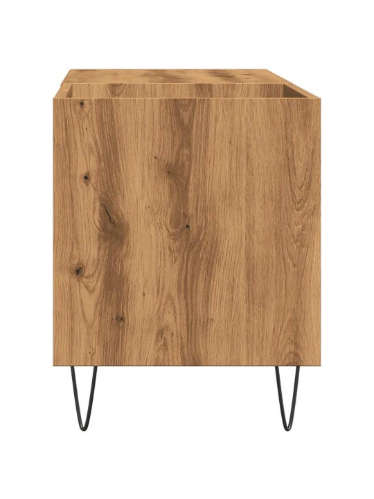 Skříňka na LP desky dub artisan 84,5x38x48 cm kompozitní dřevo