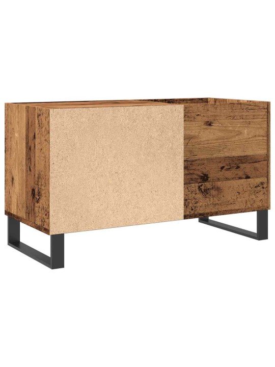 Skříňka na LP desky old wood 84,5 x 38 x 48 cm kompozitní dřevo