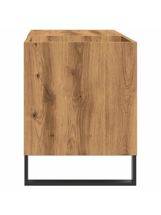 Skříňka na LP desky dub artisan 84,5x38x48 cm kompozitní dřevo