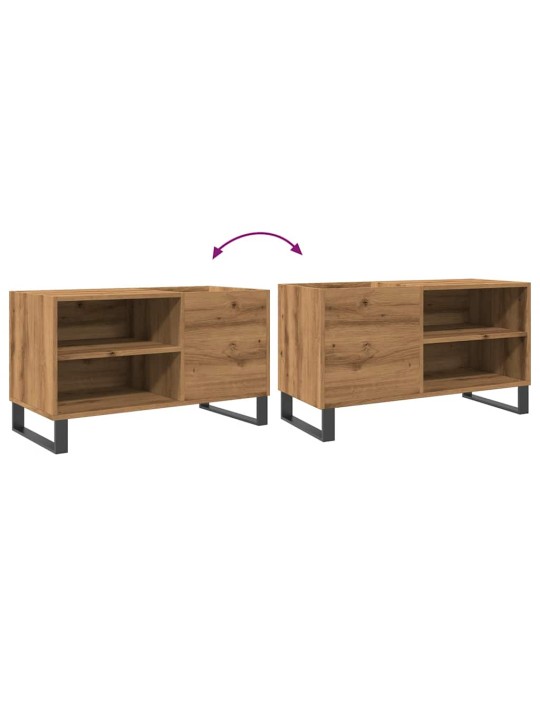 Skříňka na LP desky dub artisan 84,5x38x48 cm kompozitní dřevo