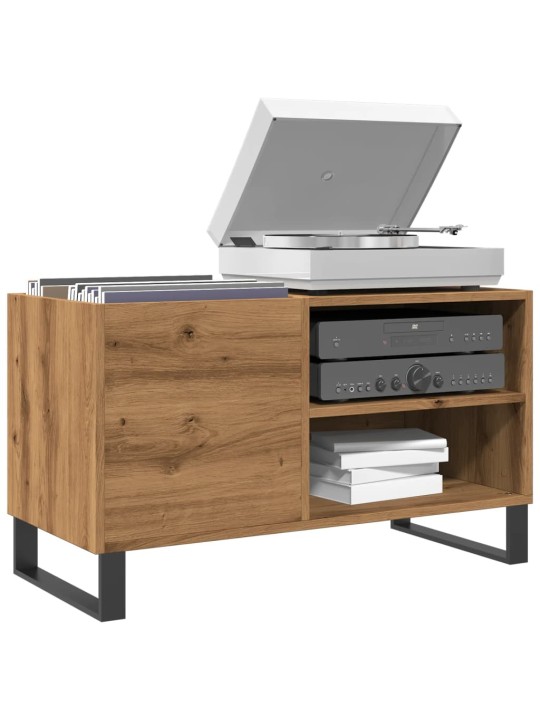 Skříňka na LP desky dub artisan 84,5x38x48 cm kompozitní dřevo