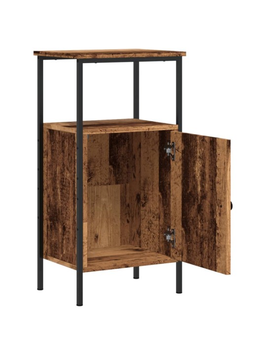 Noční stolky 2 ks old wood 41 x 31 x 80 cm kompozitní dřevo