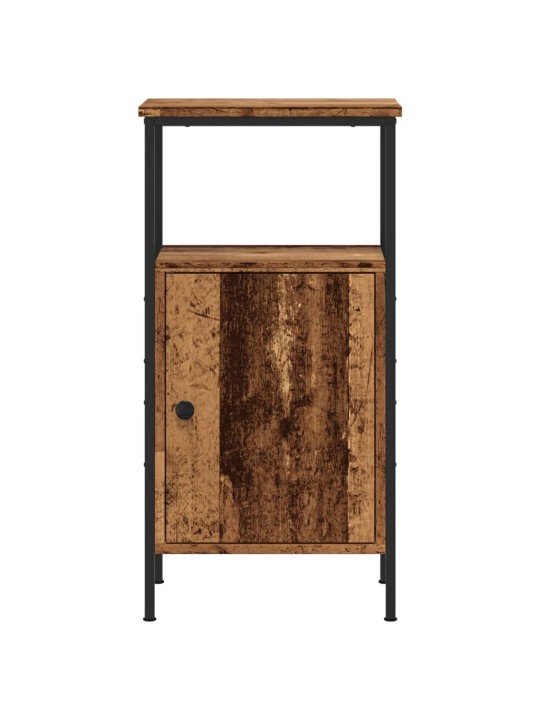 Noční stolky 2 ks old wood 41 x 31 x 80 cm kompozitní dřevo