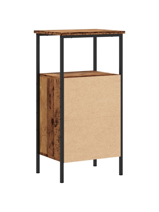Noční stolky 2 ks old wood 41 x 31 x 80 cm kompozitní dřevo