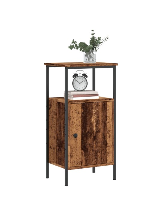 Noční stolky 2 ks old wood 41 x 31 x 80 cm kompozitní dřevo