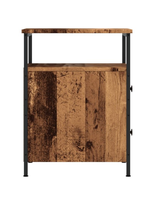 Noční stolky 2 ks old wood 44 x 45 x 60 cm kompozitní dřevo