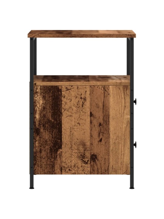 Noční stolky 2 ks old wood 34 x 35,5 x 50 cm kompozitní dřevo