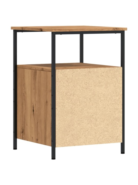 Noční stolky 2 ks dub artisan 34x35,5x50 cm kompozitní dřevo