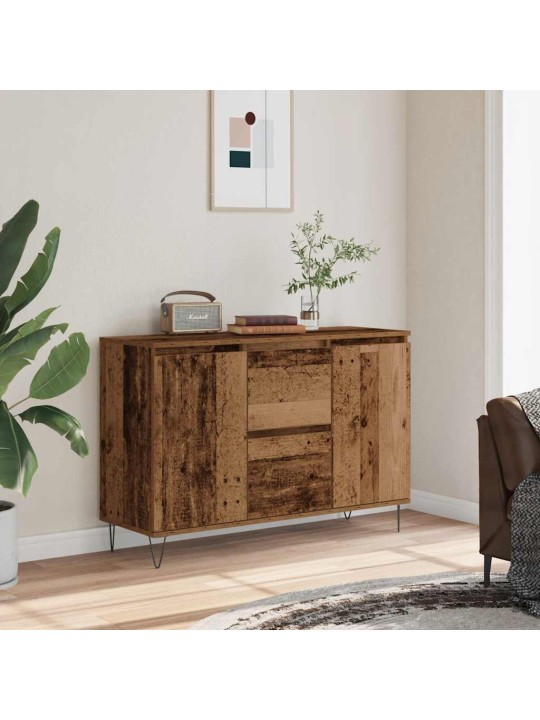 Příborník old wood 104 x 35 x 70 cm kompozitní dřevo