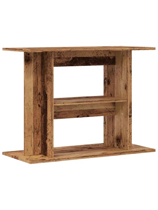 Stojan na akvárium old wood 80 x 35 x 60 cm kompozitní dřevo