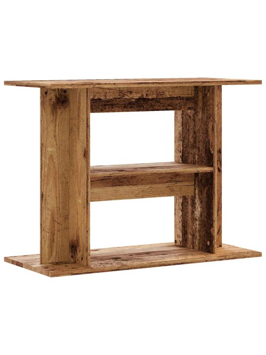 Stojan na akvárium old wood 80 x 35 x 60 cm kompozitní dřevo