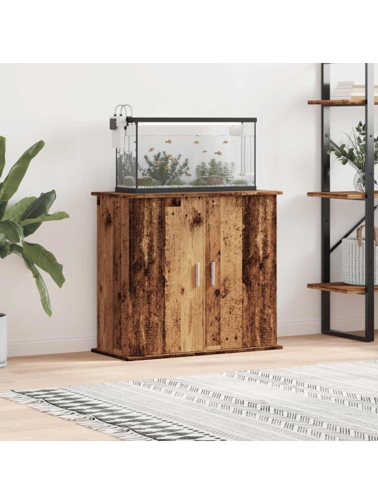 Stojan na akvárium old wood 81 x 36 x 73 cm kompozitní dřevo