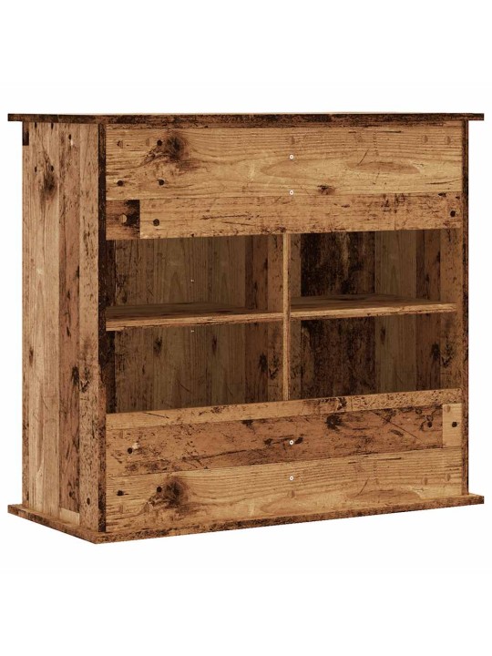 Stojan na akvárium old wood 81 x 36 x 73 cm kompozitní dřevo