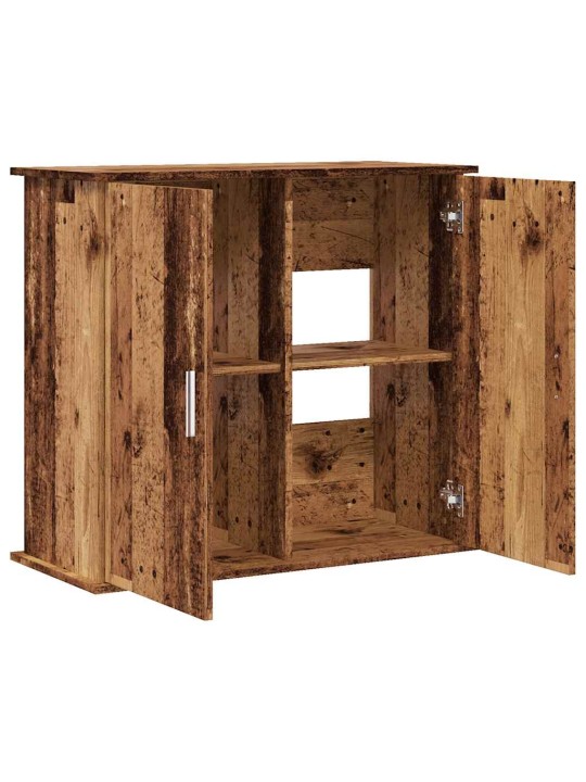 Stojan na akvárium old wood 81 x 36 x 73 cm kompozitní dřevo
