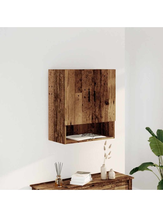 Nástěnná skříňka old wood 60 x 31 x 70 cm kompozitní dřevo