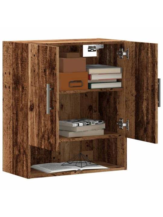 Nástěnná skříňka old wood 60 x 31 x 70 cm kompozitní dřevo